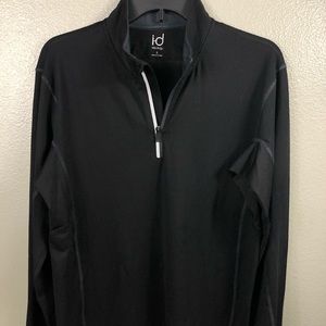 i-deology Training Deep Black Knit Top Shirt